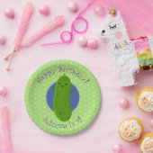 キュウリのキュウリパーソナライズされた誕生日 ペーパープレート (パーティー)