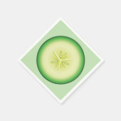 キュウリのスライス スタンダードカクテルナプキン (角)
