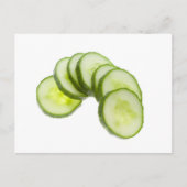 キュウリのスライス ポストカード (正面)