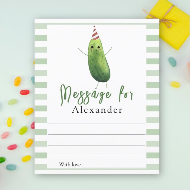 キュウリの大きなディル時間カプセルメッセージ (クリエイターアップロード済み)