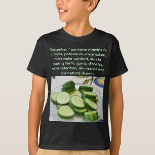 キュウリの子ども用シャツ Tシャツ