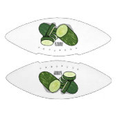 キュウリの漫画イラストレーション アメリカンフットボール (パネル)