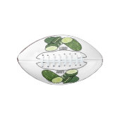 キュウリの漫画イラストレーション アメリカンフットボール (正面)