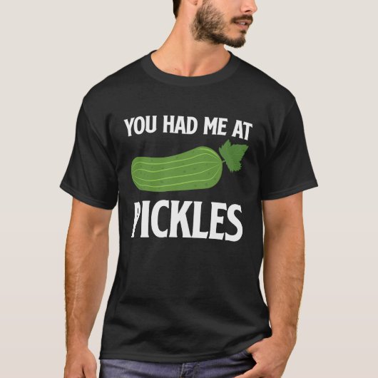 キュウリの漬物を食べたね Tシャツ (正面)