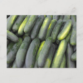 キュウリの販売量が多い ポストカード
