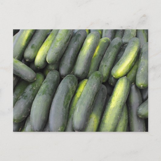 キュウリの販売量が多い ポストカード (正面)