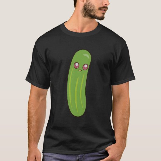 キュウリの野菜を漬ける Tシャツ (正面)