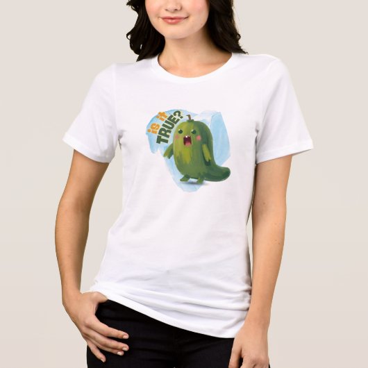 キュウリは本当だ トライブレンドＴシャツ (正面)
