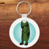 キュウリカッコいいとして キーホルダー (正面)