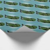 キュウリカッコいいとして ラッピングペーパー (角)