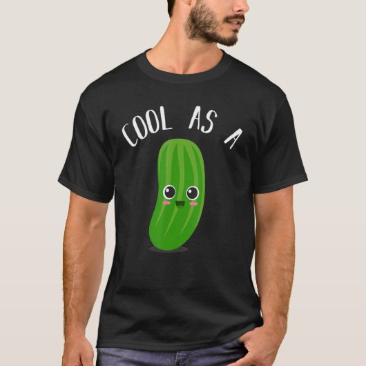 キュウリカッコいいの衣装を着たキュウリの子ども達として Tシャツ (正面)