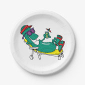 キュウリカッコいいー ペーパープレート (正面)