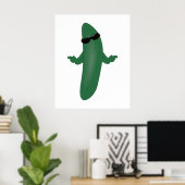 キュウリカッコいいー ポスター (ホームオフィス)