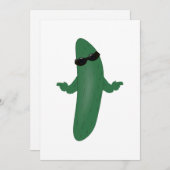 キュウリカッコいいー 招待状 (正面/裏面)