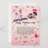 キュウリクールーラブバレンタインデー シーズンカード (裏面)