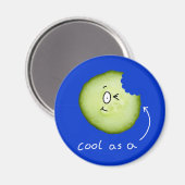 キュウリクールー冷蔵庫用マグネットとして マグネット (正面/裏面)