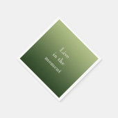 キュウリグリーン スタンダードカクテルナプキン (角)