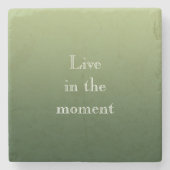 キュウリグリーン ストーンコースター (正面)