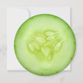 キュウリスパブライダルシャワー招待 招待状 (裏面)