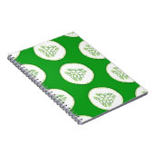 キュウリスライスのパターン ノートブック (右側)