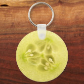 キュウリスライス キーホルダー (正面)