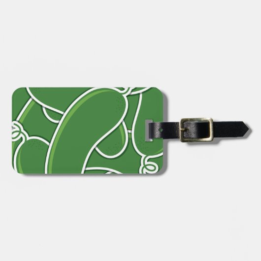 キュウリファンキーー ラゲッジタグ (正面横)