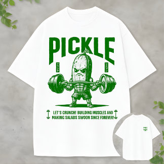 キュウリボディビルダー グラフィック 面白い フィットネス Tシャツ