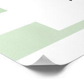 キュウリーファースト誕生日マイルストーン誕生日 ポスター (角)