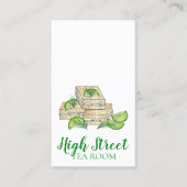 キュウリーフィンガーサンドイッチアフタヌーンティールームカフェ 名刺 (正面)