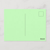 キュウリ中国のー ポストカード (裏面)