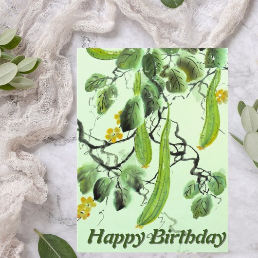 キュウリ中国のー ポストカード