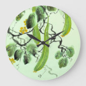 キュウリ中国のー ラージ壁時計 (正面)