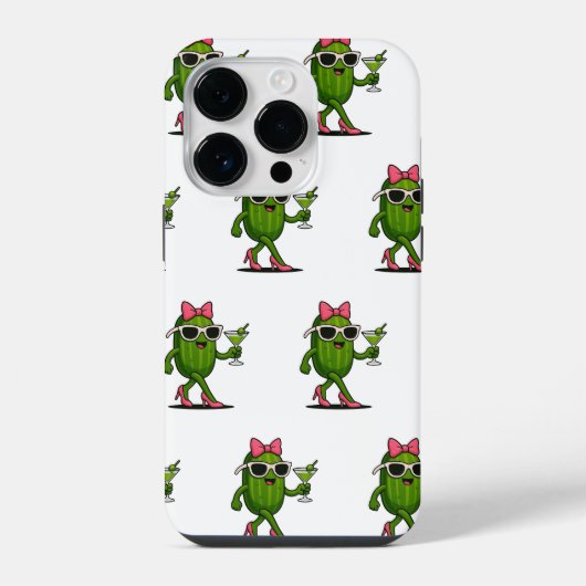 キュウリ嬢 iPhoneケース (裏面)