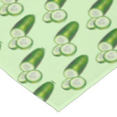 キュウリ新緑の夏の野菜ベジベグ テーブルクロス (アングル)