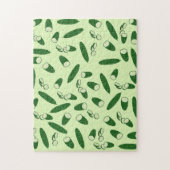 キュウリ模様 ジグソーパズル (縦)