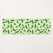 キュウリ模様 ヨガマット (裏面(横))