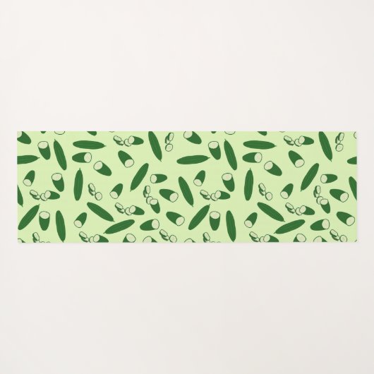 キュウリ模様 ヨガマット (裏面(横))