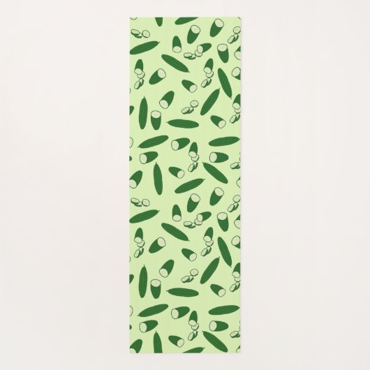 キュウリ模様 ヨガマット (裏面)