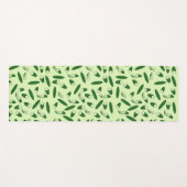 キュウリ模様 ヨガマット (正面(横))