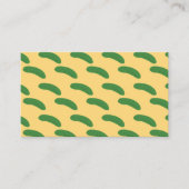 キュウリ漬け野菜好きの食べ物ユーモア 名刺 (正面)