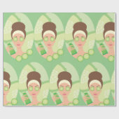 キュウリ顔 ラッピングペーパー (フラット)