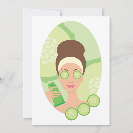 キュウリ顔 招待状 (正面)