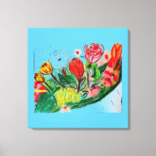 キュウリ キャンバスプリント (正面)