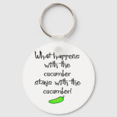 キュウリ キーホルダー (正面)