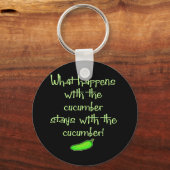 キュウリ キーホルダー (正面)
