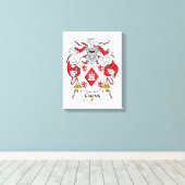 キュエバ家紋 キャンバスプリント (インサイチュ (ウッドフロア))