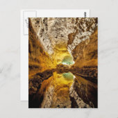 キュエヴァデロスヴェルデカナリーアイランズスペインケーブ ポストカード (正面/裏面)