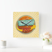 キュシェヌールim 50er – ジャールスタイル スクエア壁時計 (ホーム)