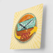 キュシェヌールim 50er – ジャールスタイル スクエア壁時計 (傾斜)