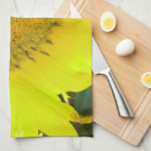 キュシェントゥフヘルゲルベゾンネンブルーム キッチンタオル (四つ折り)